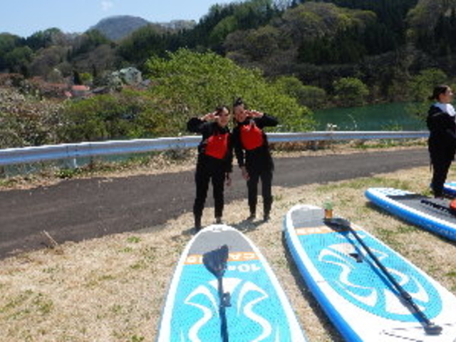 SUPツアーでまったり時間もいいですよ〜!_水上アウトドアセンター