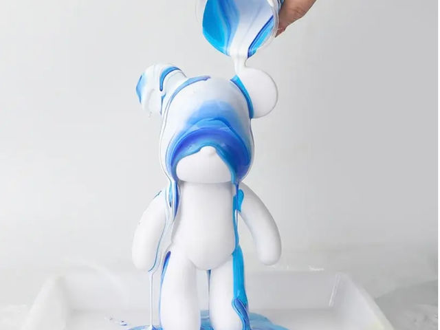 上から絵具をかけるだけ♪_MONSTAR